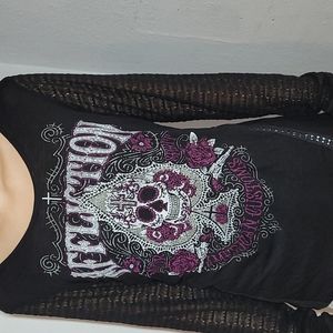 AFFLICTION WOMEN'S SEXY SHIRT